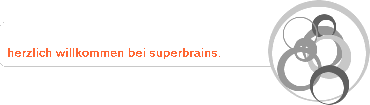 herzlich willkommen bei superbrains.